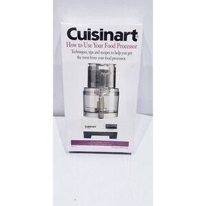 Cuisinart How to use your food processor DLC-10 Series VHS New Sealed